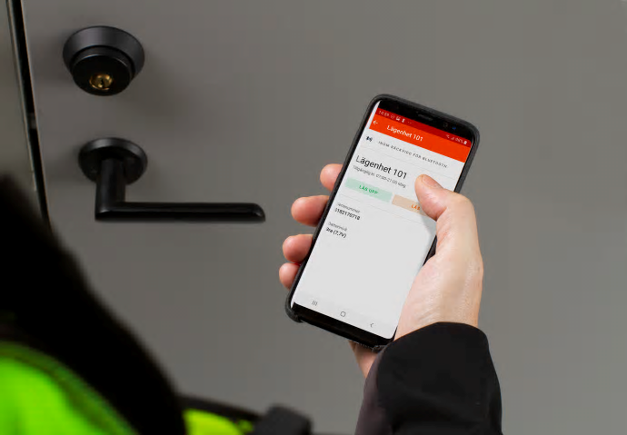 Med ett appstyrt smartlås elimineras risken att nycklar och koder tappas bort eller hamnar i fel händer.