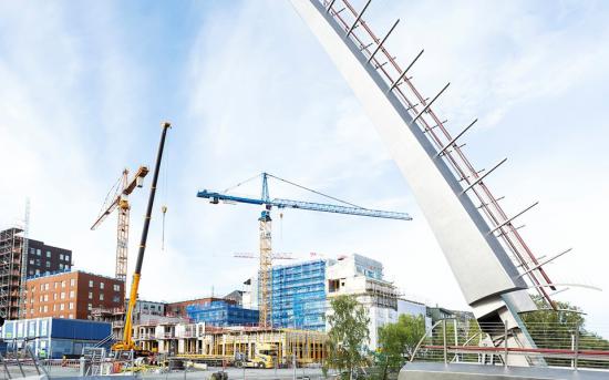 Bron finns i Norra Djurgårdsstaden.