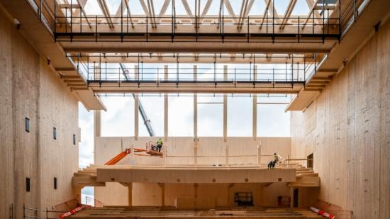 Kulturhuset Sara i Skellefteå är ett av världens högsta trähus.