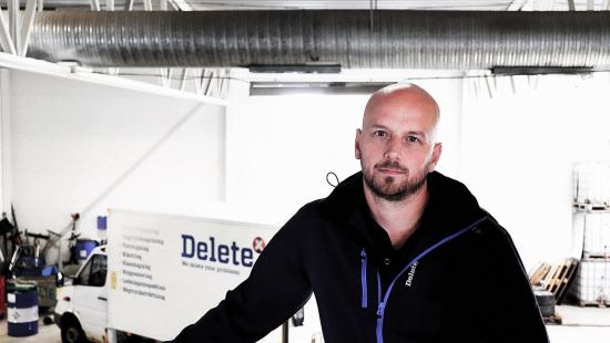 Tobias Blomquist, försäljningschef på Delete.