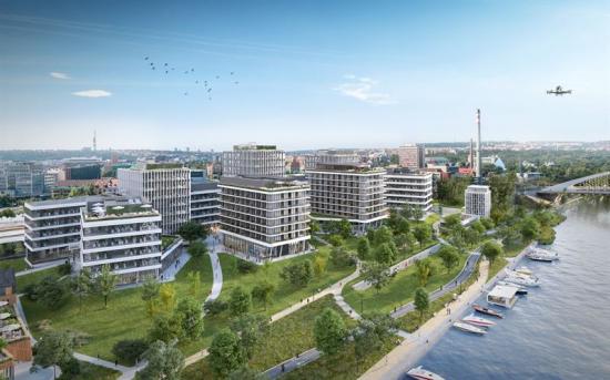 Cirka 770 miljoner kronor. Så mycket investerar Skanska i kontorsfastigheten Port 7 i Prag, Tjeckien.