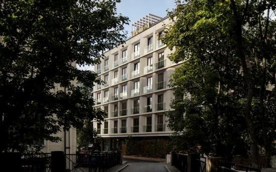 Flerbostadshuset Mono är åttonde projektet som har chansen att bli Årets Stockholmsbyggnad 2019.