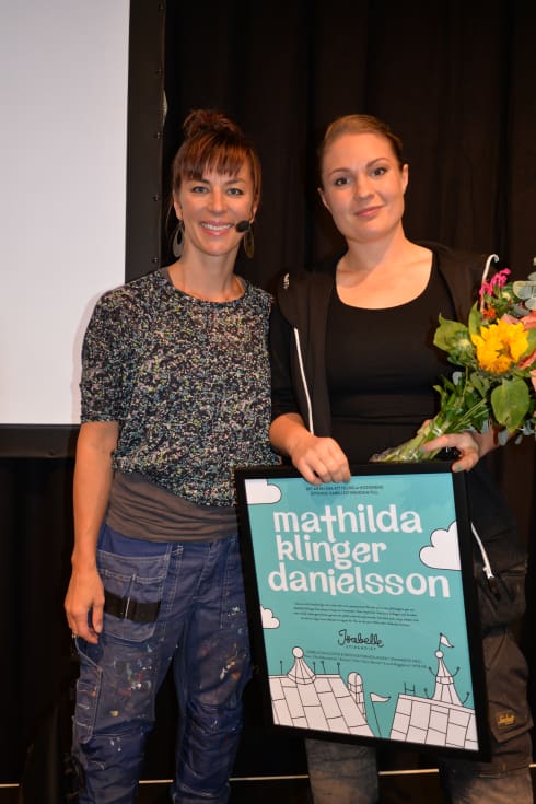 Isabelle McAllister, grundare av Isabellestipendiet tillsammans med Mathilda Klinger Danielsson.