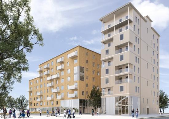 Midroc säljer två bostadsprojekt i Uppsala till K2A.