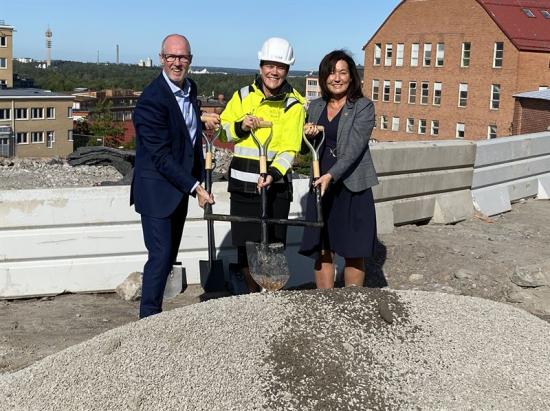 Mats Gerdau, Carola Lavén och Cathrin Bergenstråhle.