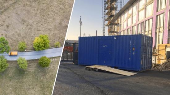 Best Transport har nu genomfört sina första leveranser till Qlocx-containrar på byggarbetsplatser.