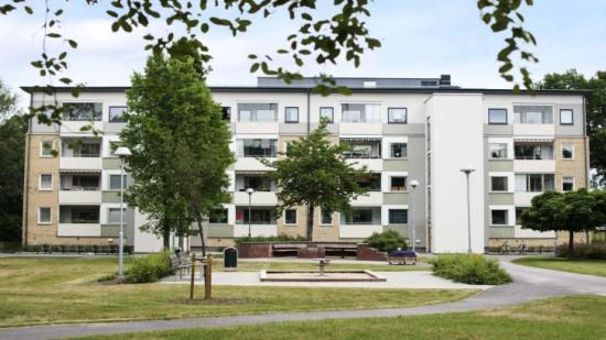 60-talsområdet Skarpan i Linköping, blev mer miljövänlig efter ombyggnationen.