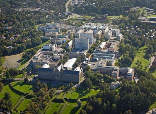 NTNU Campus Gløshaugen.