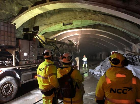 <span>Arbetstunneln Robothöjden kommer att bli 180 meter lång och fungera som tillfartstunnel/servicetunnel när tunnelbanan till Barkarby är färdigställd.</span>