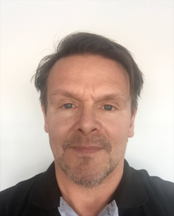 Mikael Häggström, platschef för Bygmas anläggning i Umeå.
