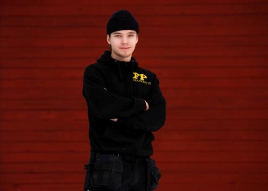 Felix Forsberg, Finalist i SM för unga plåtslagare 2021.