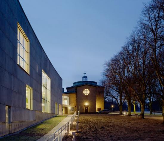 Göteborgs krematorium. Arkitekt: Erséus arkitekter. Beställare: Svenska kyrkan.