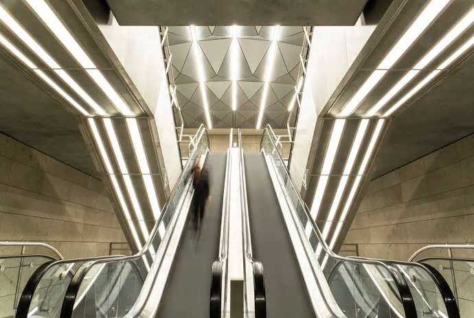KONE levererar framtidens hissar, rulltrappor och rullband till Köpenhamns nya tunnelbana Cityringen.