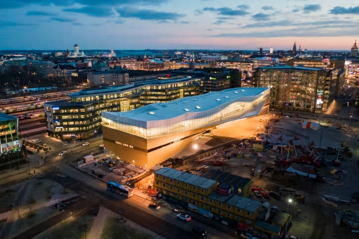 Helsingfors nya stadsbibliotek Ode.