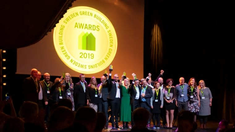 Vinnarna i Sweden Green Building Awards 2019.