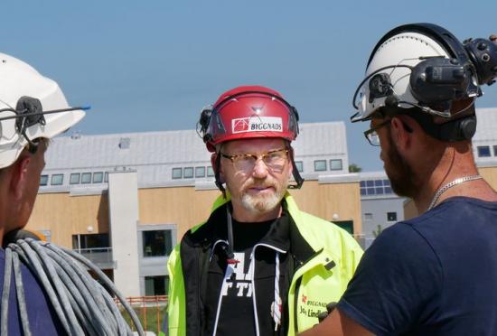 Johan Lindholm, förbundsordförande Byggnads.