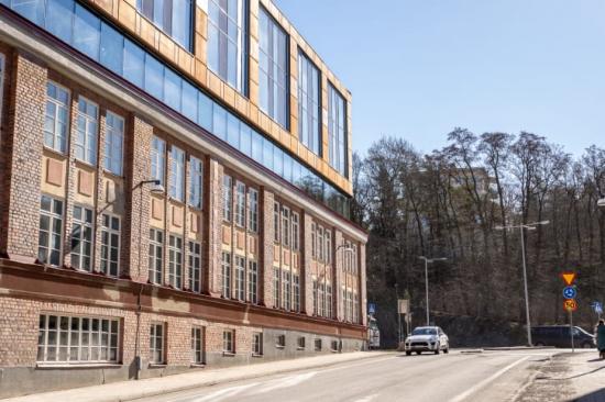 Trikåfabriken är ett påbyggnadsprojekt mitt i Hammarby Sjöstad.