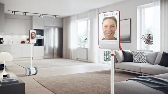 Se nya lägenheter med hjälp av robotar.