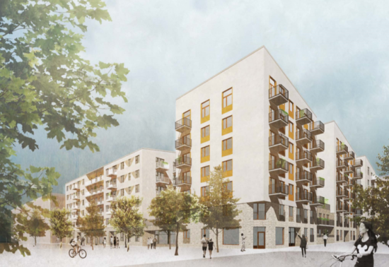 ByggVesta utvecklar nytt kvarter i Barkarbystaden med 260 lägenheter och kommersiella lokaler på gångavstånd till grundskola, förskola, handel, service och Barkarbystadens kommande tunnelbana.