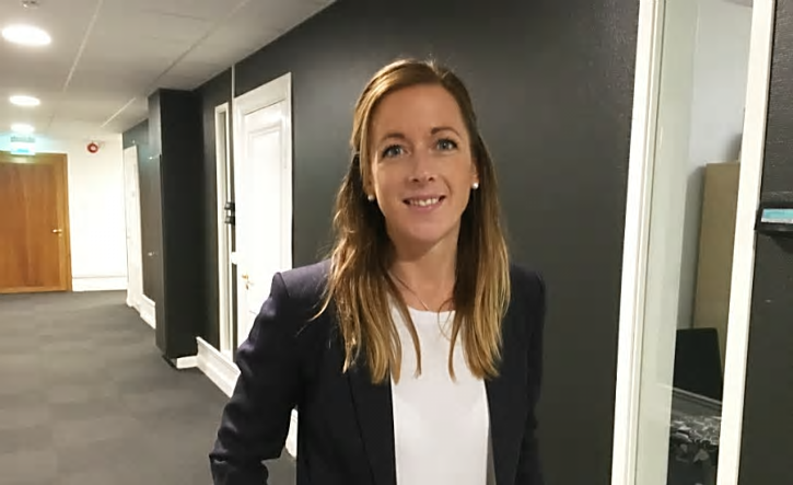 Johanna Severed, Riksbyggens nya marknadsområdeschef fastighetsförvaltningen i Jönköping.