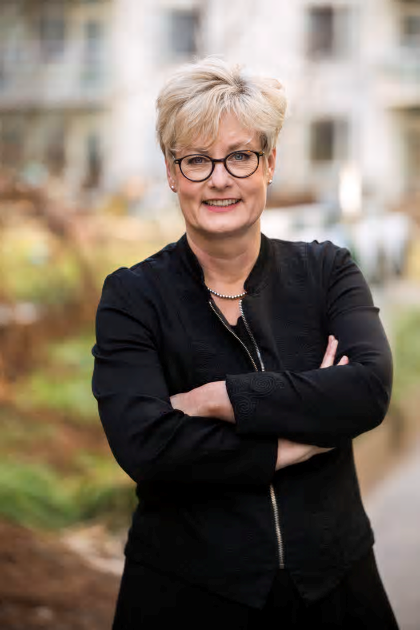 Marie Linder, förbundsordförande Hyresgästföreningen.