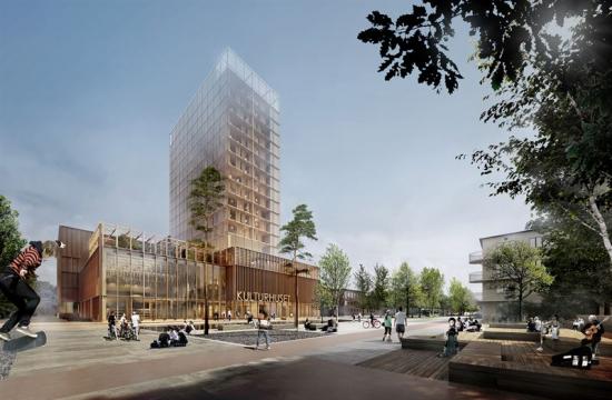 I Skellefteå har White gestaltat en av världens högsta träbyggnader, Sara Kulturhus. Med sina 20 våningar kommer projektet att bli en förebild inom hållbar design och träkonstruktion. Byggnaden invigs i höst 2021.