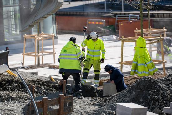 Bild från anläggningsmätning för Park- och naturförvaltningen i Göteborg.
