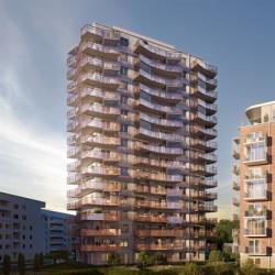 85 nya lägenheter kommer rymmas i den nya fastigheten i kv. Luna på Ringstorp i Helsingborg (bilden är en illustration).