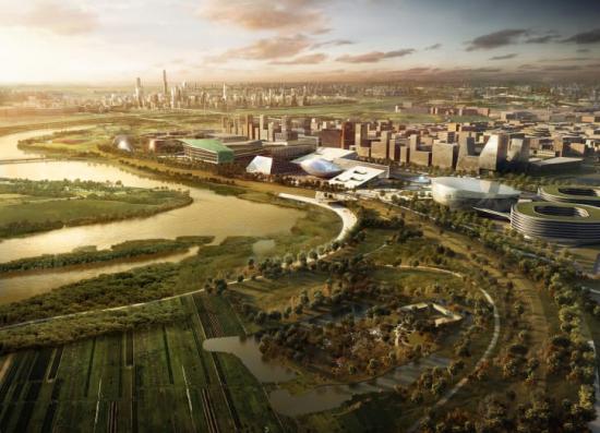 Hållbara lösningar och klimatanpassning står i centrum när Sweco är med och planerar en helt ny stad i Kina.