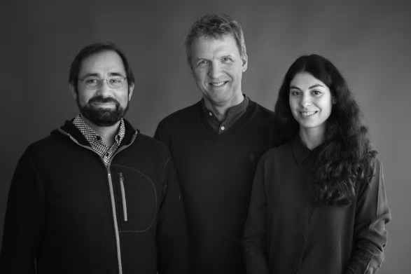 Sébastien Corbari, Mikael Uppling och Meryem Gülenay.