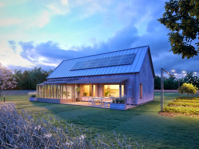 Circuitus-husen kommer att finnas i tre storlekar med möjlighet att lägga till komplementmoduler. En vinterträdgård och solceller ingår som standard.