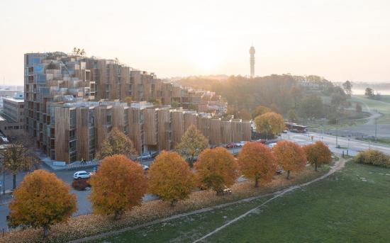 79&Park är ett flerbostadshus och en av finalisterna till Årets Stockholmsbyggnad.