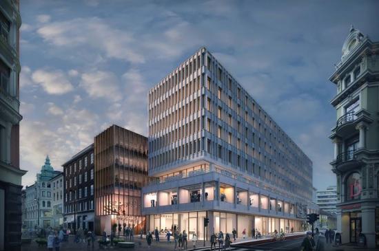 Visionsbild över Stortorvet 7 i Oslo (bilden är en illustration).
