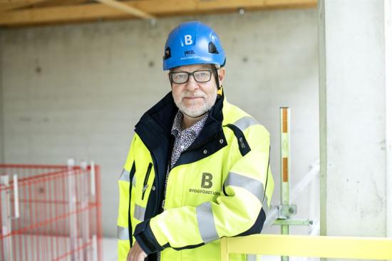 Berndt Jonsson, nationell samordnare av arbetsmiljöfrågor vid Byggföretagen och ledamot i Säkerhetsparkens styrelse.