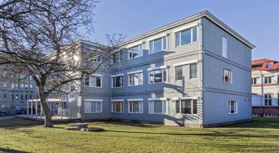 Projektkontor Universitetssjukhuset Malmö, exteriör