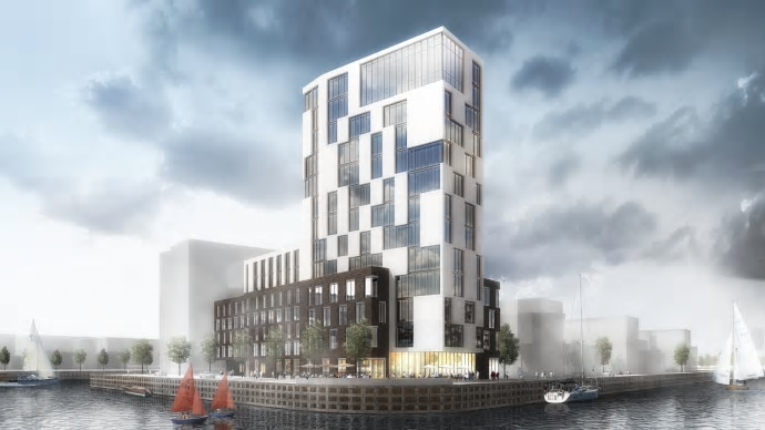 Midroc utvecklar ett nytt World Trade Center i Oceanhamnen, Helsingborg.