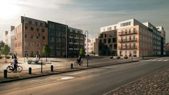 Delar av projektet som ska byggas i Norra Sorgenfri i Malmö (bilden är en illustration).