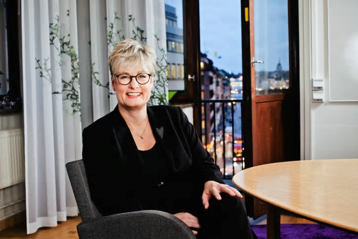 Marie Linder, förbundsordförande för Hyresgästföreningen.