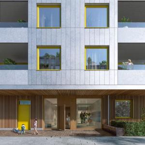 <span><span><span>Lägenheterna är välplanerade i storleken 1-4 rum och samtliga har egen balkong eller uteplats (bilden är en illustration).</span></span></span>