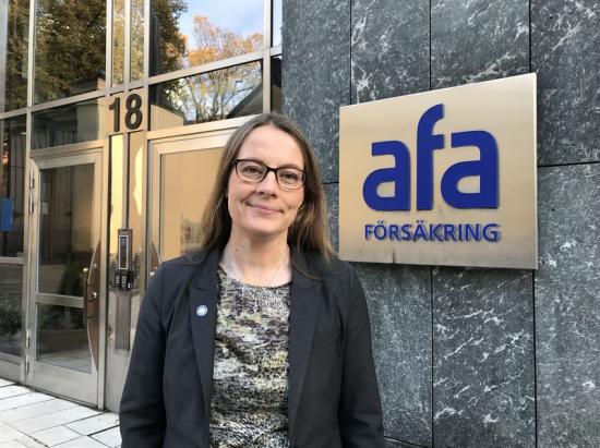 Susanna Stymne Airey, chef för enheten Förebygga på AFA Försäkring