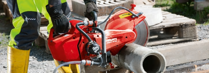 Hilti DSH 600-X, utvecklad för att ge dig mer kraft, bättre ergonomi, högre säkerhet och ökad produktivitet på arbetsplatsen.