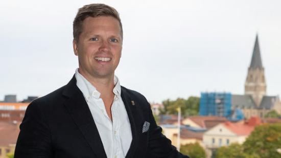 Erik Blohm, &Ouml;rebros nya stadsbyggnadschef.
