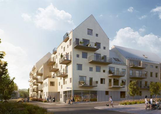 Aromalund sett från gatan.