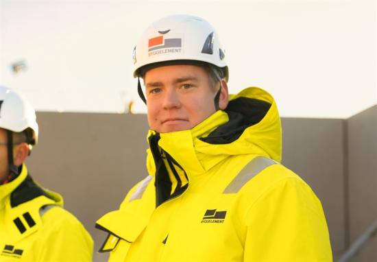Karl Liljendahl, projektledare Byggelement.
