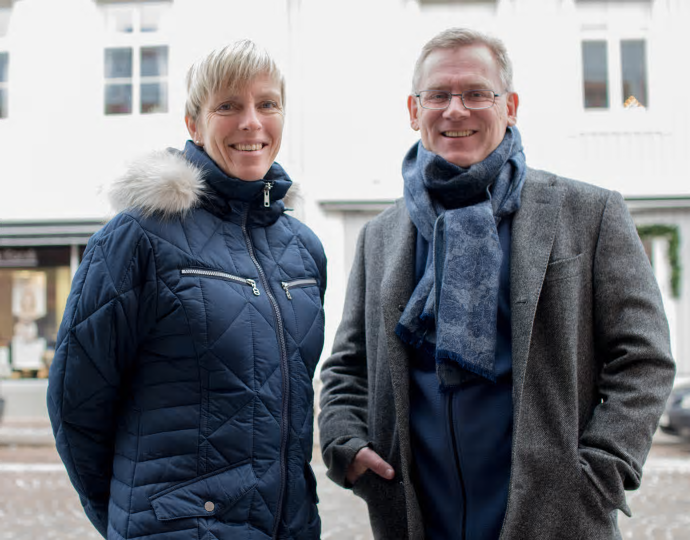 Tora Gustafsson, Plan och Trafikchef och Måns Werner Samhällsbyggnadschef Lidköpings kommun ser med tillförsikt på framtiden med planerna för nya byggrätter i kommunen.