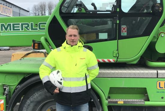 Pontus &Ouml;verhem, affärsområdeschef för Linotols nya affärsområde Armerad Betong.