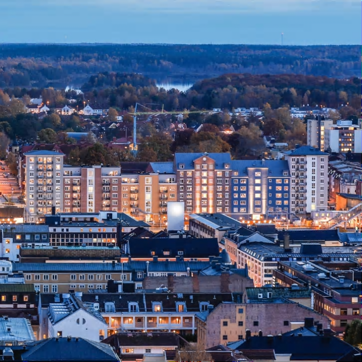 Pilgrimen med utsikt från Vattentornet.