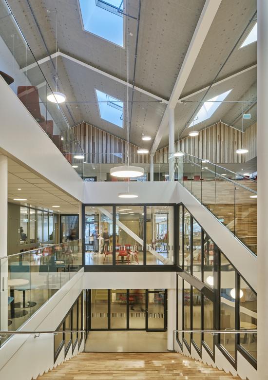 Adolfsbergsskolan, Knivsta. Arkitekt: LLP arkitekter, beställare Knivsta kommunfastigheter/Knivsta kommun.
