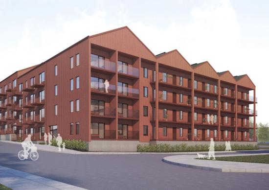 Illustration av projektet i Enköping.