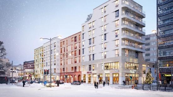 JSB Construction AB har tecknat totalentreprenadavtal med Fastighets AB Balder för upprättande av fyra unika flerfamiljshus i trä i Sundbyberg centrum. Ordervärdet uppgår till 144 miljoner kronor (bilden är en illustration).